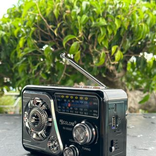 Đài Radio Dùng Pin Sạc RX 906BT - Máy Nghe Nhạc Kiêm Đài Radio, FM, AM, SW Hỗ Trợ Kết Nối Bluetooth, USB, Thẻ Nhớ Âm Thanh To Lớn Dễ Dàng Sử Dụng