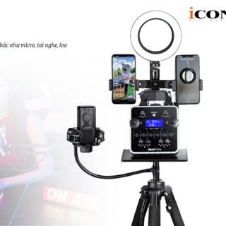 Sound Card Livestream Icon Upod Live Cao Cấp Tương Thích Android, IOS, Window, Mac giá sỉ