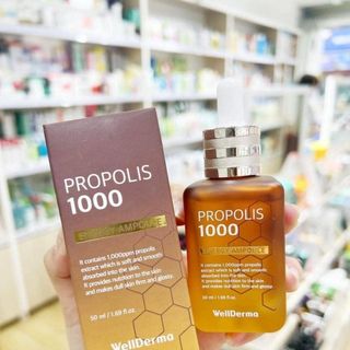 Serum Keo Ong Wellderma  KHÁNG SINH CHO LÀN DA - Phục Hồi + Cấp Ẩm + Dưỡng Sáng Da + Chống Lão Hoá Giảm Rõ Nếp Nhăn