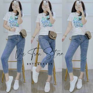 Áo thun nữ in chữ see, chất liệu cotton thoáng mát-Thu