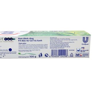 PS KĐR BV 123 Trà Xanh 100g