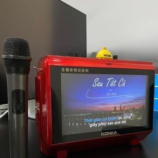 Loa Karaoke có màn hình 10 inch xách tay hãng KONKA C220S giá sỉ