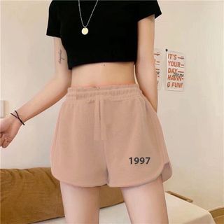Quần short in số 1997 chất vải thoáng mát-Thu