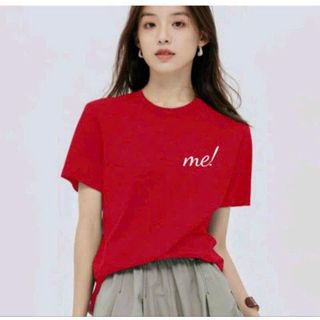 Áo thun nữa in chữ me đơn giản, chất liệu thun cotton thoáng mát-Thu