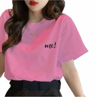 Áo thun nữa in chữ me đơn giản, chất liệu thun cotton thoáng mát-Thu