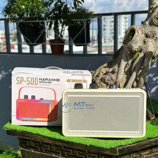 Loa Bluetooth SP 500 - Siêu Phẩm Loa Karaoke DSP Có Đèn RGB Nhiều Chế Độ, Âm Thanh Mạnh Mẽ, Uy Lực, Tặng Kèm Micro Karaoke Cao Cấp.