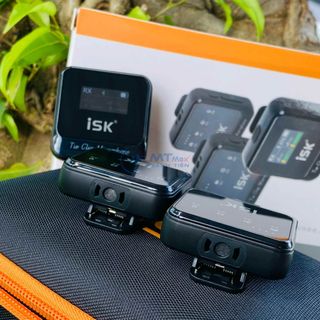 Micro Cài Áo ISK iM11 (Loại 2 Mic 1 Đầu Thu) - Micro Dành Cho Điện Thoại, Máy Ảnh, Máy Quay