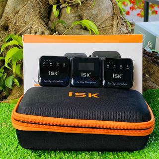 Micro Cài Áo ISK iM11 (Loại 2 Mic 1 Đầu Thu) - Micro Dành Cho Điện Thoại, Máy Ảnh, Máy Quay