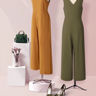 Jumsuit Cổ Tim Sát Nách-KTS231106