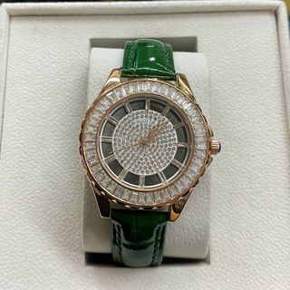 Đồng hồ SCOTTIE 9515 dây da dành cho nữ đính đá sang trọng