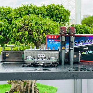 Loa Bluetooth Tích Hợp SoundCard Âm Thanh AK 47 - Loa Karaoke Công Suất 140W