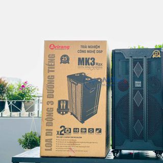 Loa Di Động Arirang MK3 Max 3 Đường Tiếng Công Suất 350W, Bass 40 Kèm 2 Micro Cao Cấp