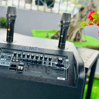 Loa Di Động Arirang MK3 Max 3 Đường Tiếng Công Suất 350W, Bass 40 Kèm 2 Micro Cao Cấp