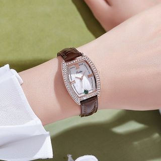Đồng hồ chính hãng SCOTTIE 9309 dây da dành cho các quý cô