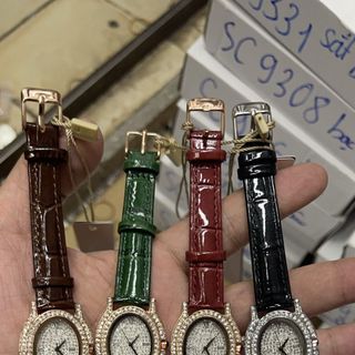 Đồng hồ chính hãng SCOTTIE 9331 dây da dành cho các quý cô