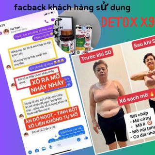 Detox xổ mỡ x9 plus