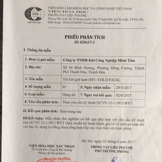 Túi Đá Khô Giữ Lạnh 500g