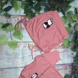Đồ bộ hình mèo co giãn