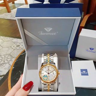ĐỒNG HỒ CẶP CHÍNH HÃNG DÂY THÉP BẠC