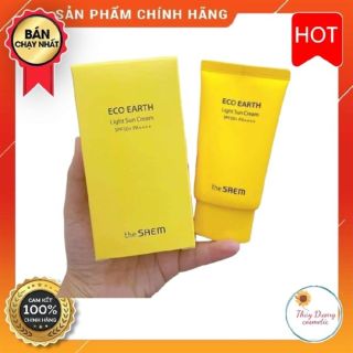 Thanh lí kem chống nắng the saem vàng giá sỉ