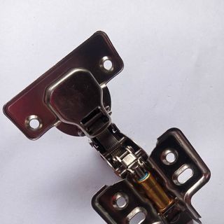 Bản lề bật hơi sắt 602C - cong nhiều