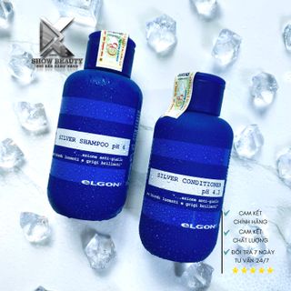 Dầu Gội Tím Elgon Khử Vàng Giữ Màu Cho Tóc Silver Shampoo - 100ml
