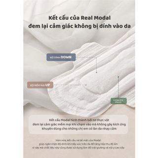 Băng vệ sinh Hàn Quốc REAL MODAL hàng ngày không cánh 18cm Panty Liners (30miếng/1gói) giá sỉ / giá bán buôn