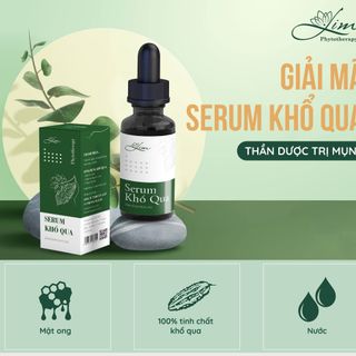 Sỉ serum, serum trị mụn, Serum khổ qua LIM, sỉ sirum, khổ qua LIM, bột khổ qua