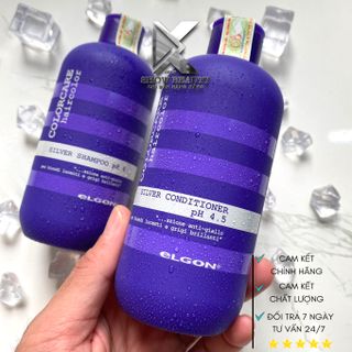 Dầu Gội Tím Elgon Khử Vàng Giữ Màu Cho Tóc Silver Shampoo - 300ml