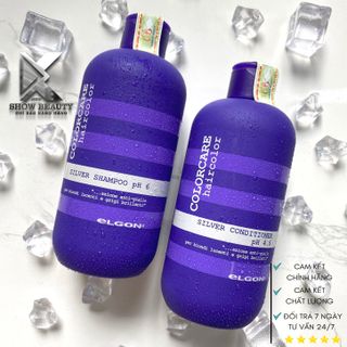 Dầu Gội Tím Elgon Khử Vàng Giữ Màu Cho Tóc Silver Shampoo - 300ml