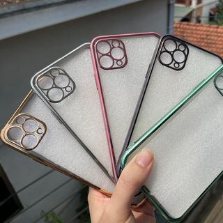 Ốp lưng dẻo trong suốt viền si vuông