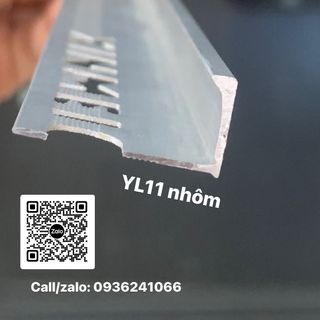Nẹp nhôm bo góc ngoài- YL11- nẹp trang trí nhôm, inox