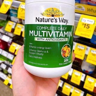 Viên uống vtm tổng hợp và tảo biển Natures Way