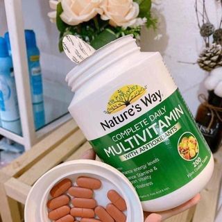 Viên uống vtm tổng hợp và tảo biển Natures Way