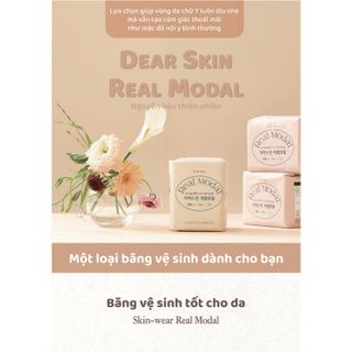 Băng vệ sinh Hàn Quốc REAL MODAL ban ngày có cánh 26cm M(16miếng/1gói) giá sỉ / giá bán buôn