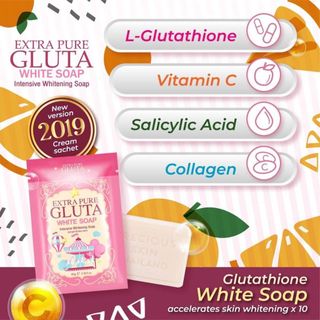 xà phòng tắm trắng Extra Pure Gluta White Soap