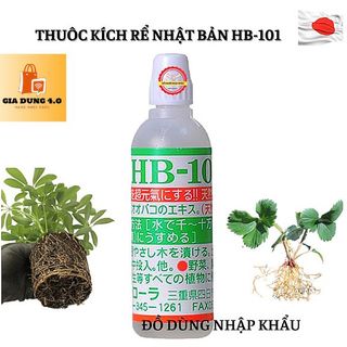 Thuốc kích rể làm xanh lá giúp tăng trưởng cây HB-101 công nghệ NHẬT BẢN