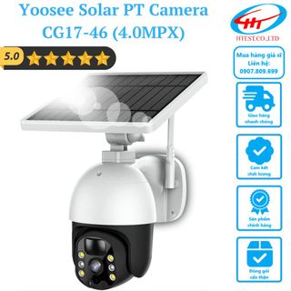 Camera Yoosee PT 4MPx năng lượng mặt trời CG17-46 (Solar PT Camera CG17-46)