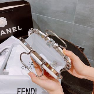 Túi xách quảng châu Túi Đi Tiệc Tim Bling FB - 09B3847 (Chuyên sỉ túi xách sll, balo, ví, thắt lưng, túi Laptop)