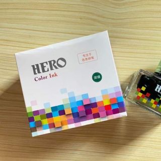 Mực viết máy hero 40ml .nhanh khô màu tươi sáng