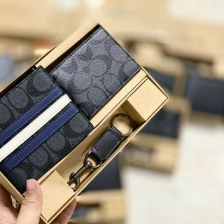 Túi xách quảng châu Set Ví Nam 3in1 Fullbox - 21B3852 (Chuyên sỉ túi xách sll, balo, ví, thắt lưng, túi Laptop)