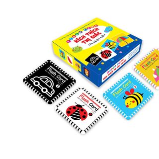 Bộ thẻ kích thích thị giác cho bé từ 0-3 tuổi