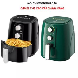 Nồi Chiên Không Dầu CAMEL 7L Lồng Ngang Giá Sỉ . Màu Đen, Xanh có chiết khấu sll