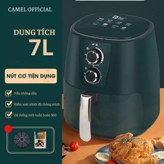 Nồi Chiên Không Dầu CAMEL 7L Lồng Ngang Giá Sỉ . Màu Đen, Xanh có chiết khấu sll