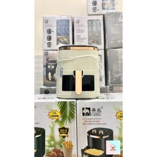 Nồi Chiên Không Dầu CAMEL 12L Lồng Kính Ngang Giá Sỉ . Màu Đen, Trắng, Xanh có chiết khấu sll
