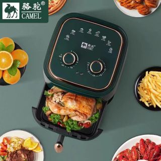 Nồi Chiên Không Dầu CAMEL 12L Lồng Kính Ngang Giá Sỉ . Màu Đen, Trắng, Xanh có chiết khấu sll