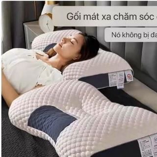GỐI SPA 3D BA CHIỀU CONTON DỆT KIM