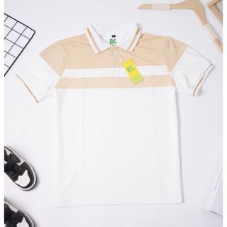 Áo POLO Nam Nữ Phối Màu Kẻ ,vải thun co giãn 4 chiều
