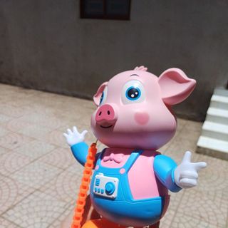 Lồng đèn trung thu con heo nhảy múa