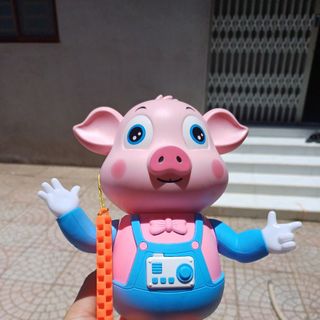 Lồng đèn trung thu con heo nhảy múa